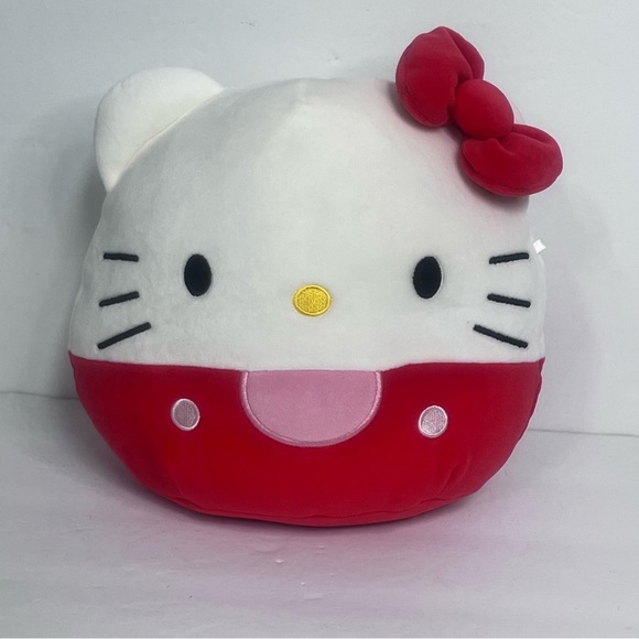 hello kitty squishmallow 9 inch red embroidered 2024 sanrio - Picture 1 of 5